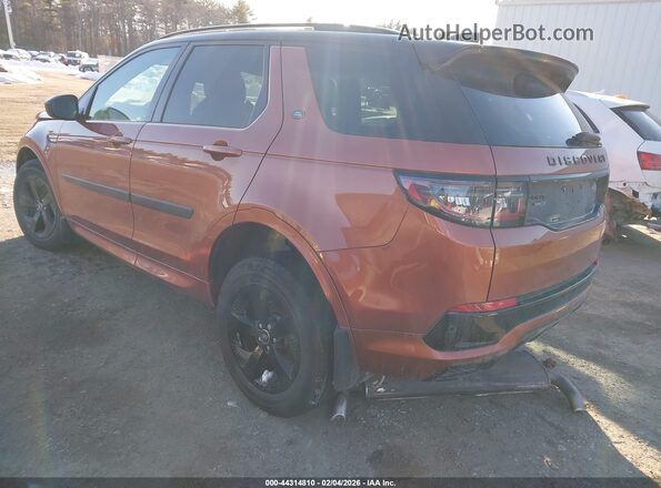 SALCT2FX6LH844837 2020 LAND ROVER DISCOVERY SPORT Orange Rear left