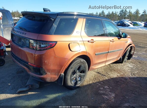SALCT2FX6LH844837 2020 LAND ROVER DISCOVERY SPORT Orange Rear right