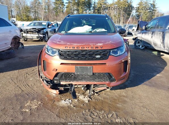 SALCT2FX6LH844837 2020 LAND ROVER DISCOVERY SPORT Orange Rear interior view