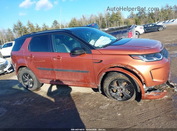 SALCT2FX6LH844837 2020 LAND ROVER DISCOVERY SPORT Orange 360 interior view