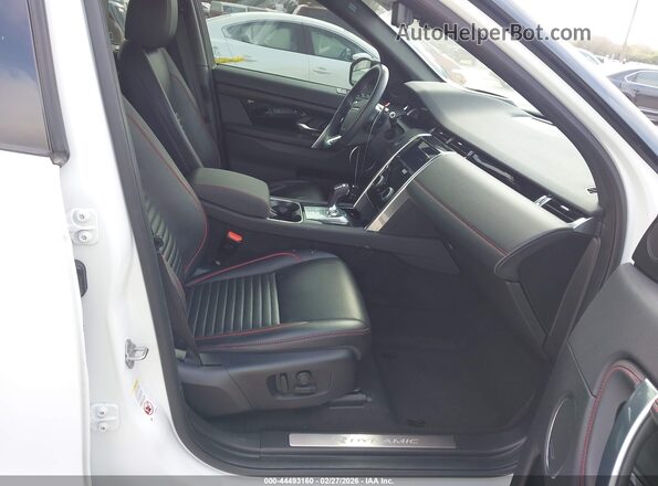 SALCT2FX9LH879906 2020 LAND ROVER DISCOVERY SPORT White წინა სალონის ხედი