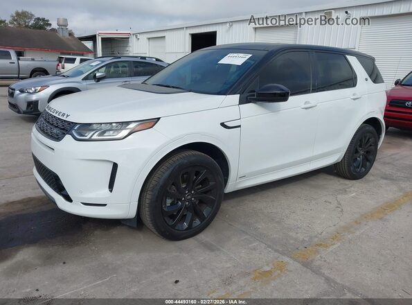 SALCT2FX9LH879906 2020 LAND ROVER DISCOVERY SPORT White წინა მარცხენა ხედი სამი მეოთხედიდან
