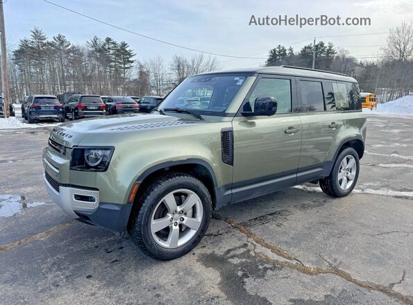 SALE1EEU2L2021249 2020 LAND ROVER DEFENDER Зеленый Задняя правая четверть