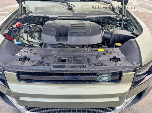 SALE1EEU2L2021249 2020 LAND ROVER DEFENDER Зеленый Вид подкапотного пространства