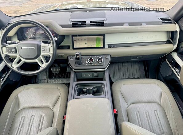 SALE1EEU2L2021249 2020 LAND ROVER DEFENDER Зеленый Вид щитка приборов