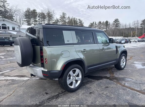 SALE1EEU2L2021249 2020 LAND ROVER DEFENDER Зеленый Задняя правая четверть
