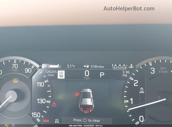 SALE27EU4P2194950 2023 LAND ROVER DEFENDER White Vista de los asientos traseros