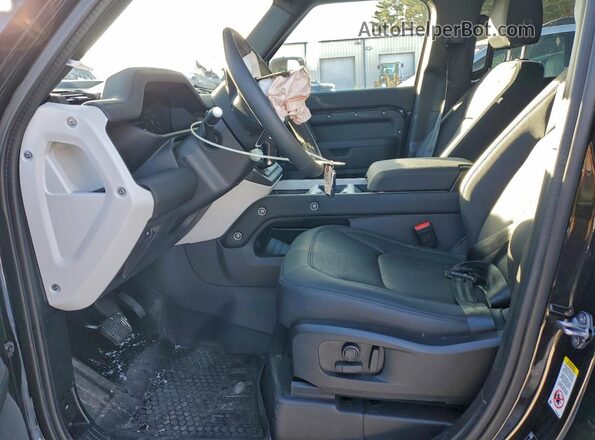 SALE27EU7S2455478 2025 LAND ROVER DEFENDER Black Widok wnętrza z przodu