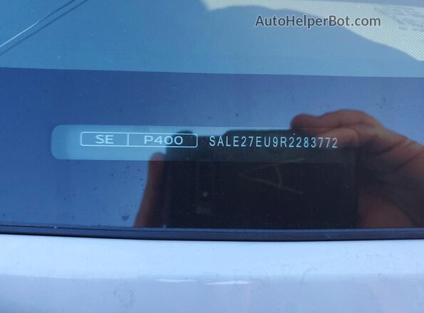 SALE27EU9R2283772 2024 LAND ROVER DEFENDER Белый Вид наклейки с VIN-кодом