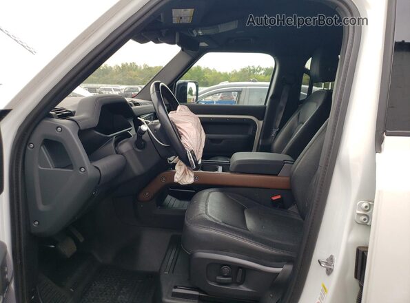 SALE2ERU9M2042494 2021 LAND ROVER DEFENDER White Widok wnętrza z przodu