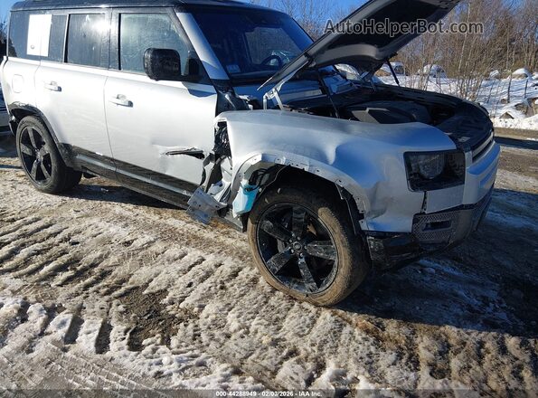 SALE37RU4M2044016 2021 LAND ROVER DEFENDER Silver წინა ხედი