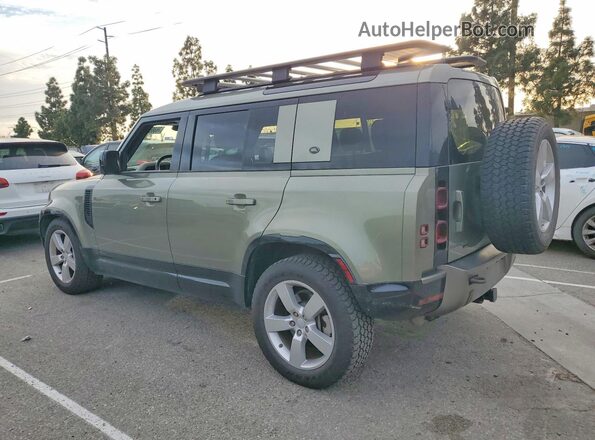 SALE37RU6M2037603 2021 LAND ROVER DEFENDER Green უკანა მარცხენა