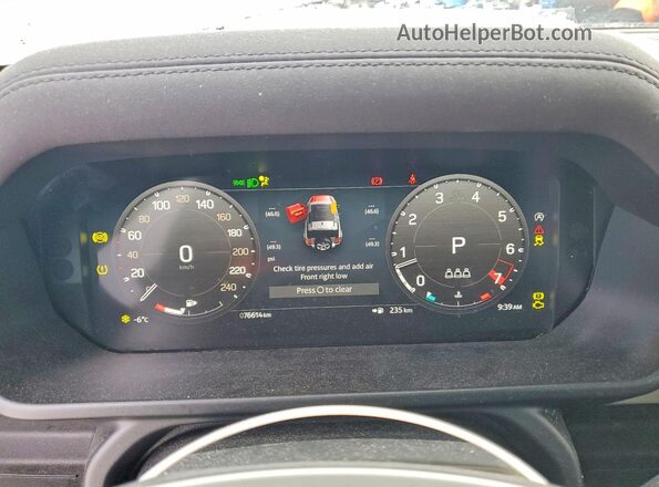 SALEJ6EXXP2149003 2023 LAND ROVER DEFENDER Серый Вид щитка приборов