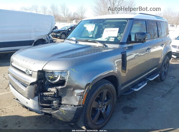 SALEJ7EU6R2266513 2024 LAND ROVER DEFENDER Gray წინა მარცხენა ხედი სამი მეოთხედიდან