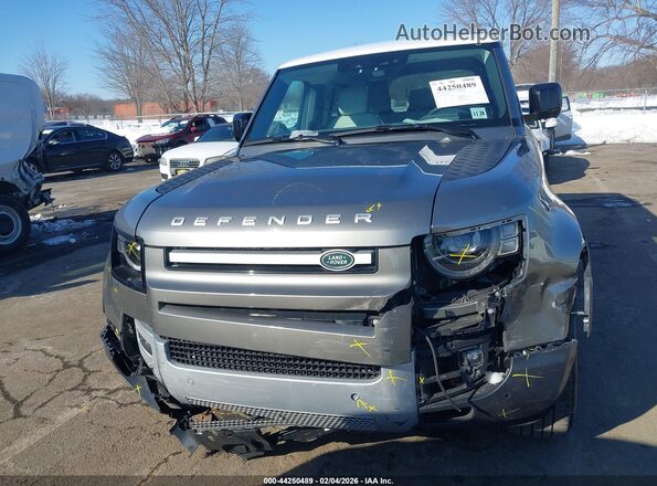 SALEJ7EU6R2266513 2024 LAND ROVER DEFENDER Gray წინა პანელის ხედი