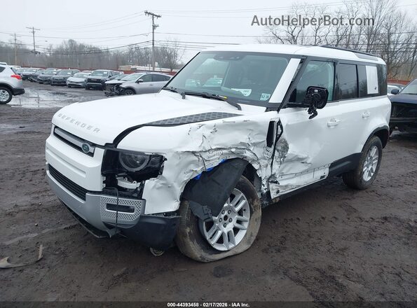 SALEJ7EX2R2255731 2024 LAND ROVER DEFENDER White Vista tres cuartos delantera izquierda