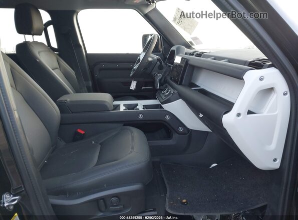 SALEJ7EX8S2476238 2025 LAND ROVER DEFENDER Black წინა სალონის ხედი