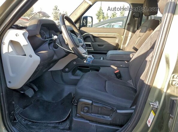 SALEKEEX3L2020828 2020 LAND ROVER DEFENDER Green Вид салону спереду