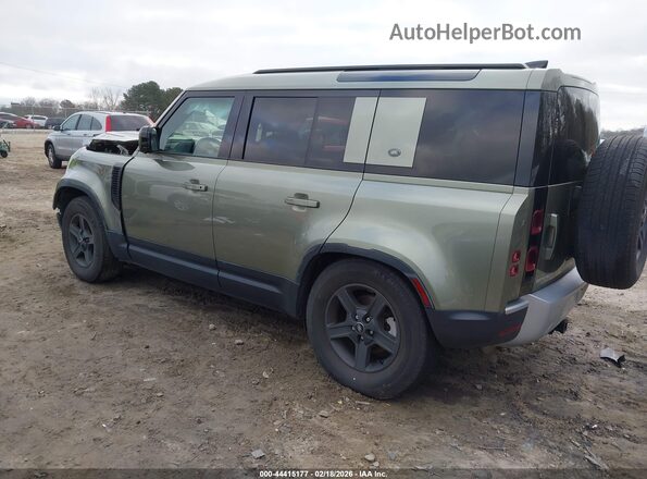 SALEKERX2N2081763 2022 LAND ROVER DEFENDER Зеленый Задняя левая четверть