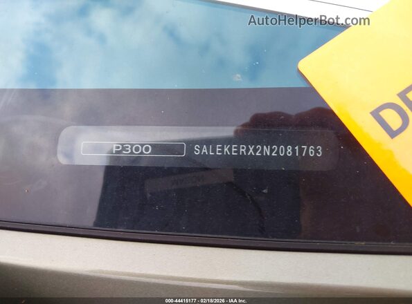 SALEKERX2N2081763 2022 LAND ROVER DEFENDER Зеленый 