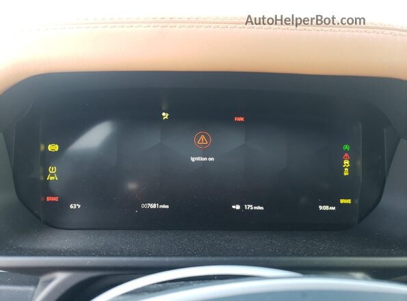SALEPEFE1R2307706 2024 LAND ROVER DEFENDER Желто-коричневый Вид щитка приборов