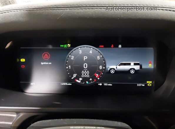 SALEPFEU3P2162258 2023 LAND ROVER DEFENDER Black Vista de los asientos traseros