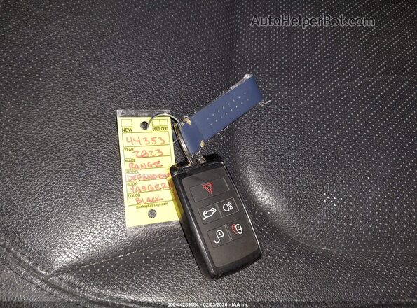 SALEPFEU3P2162258 2023 LAND ROVER DEFENDER Black Vista del salpicadero