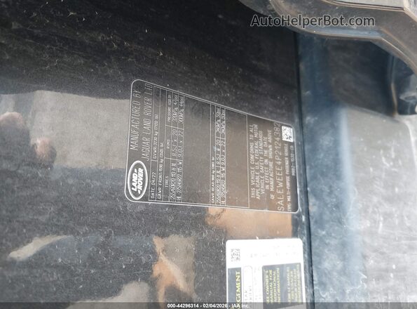 SALEWEEE4P2124382 2023 LAND ROVER DEFENDER Black Շարժիչի բաժամունքի տեսք