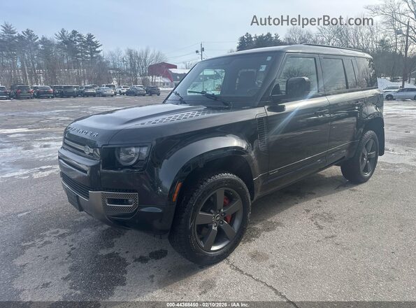 SALEX7EU3L2032786 2020 LAND ROVER DEFENDER Black Առջևի ձախ երեք քառորդ տեսարան