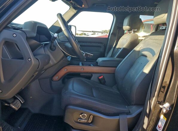 SALEXFEU1P2225521 2023 LAND ROVER DEFENDER Black Front interior view