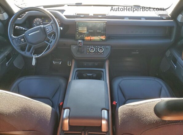SALEXFEU1P2225521 2023 LAND ROVER DEFENDER Black Dashboard view
