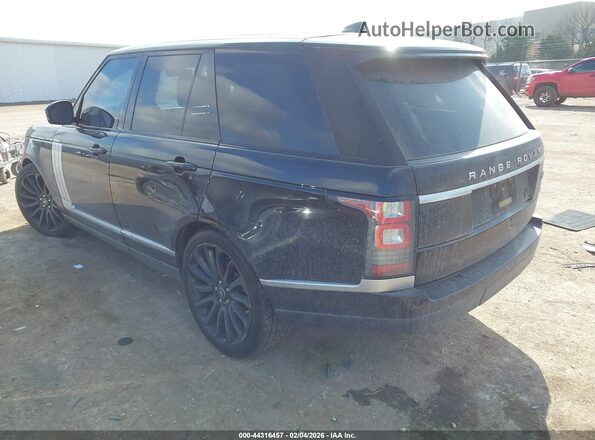SALGR2FK1HA368226 2017 LAND ROVER RANGE ROVER Black Rear left