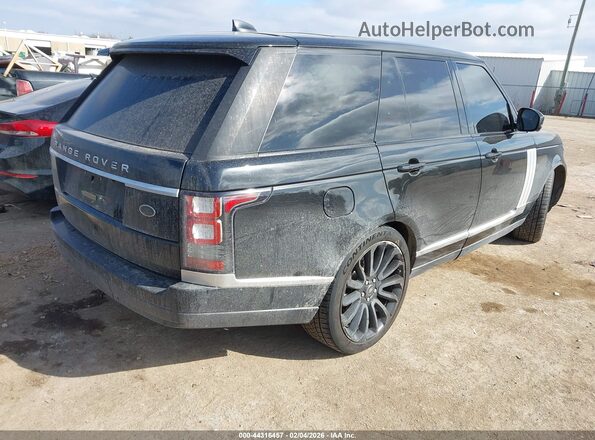SALGR2FK1HA368226 2017 LAND ROVER RANGE ROVER Black Rear right