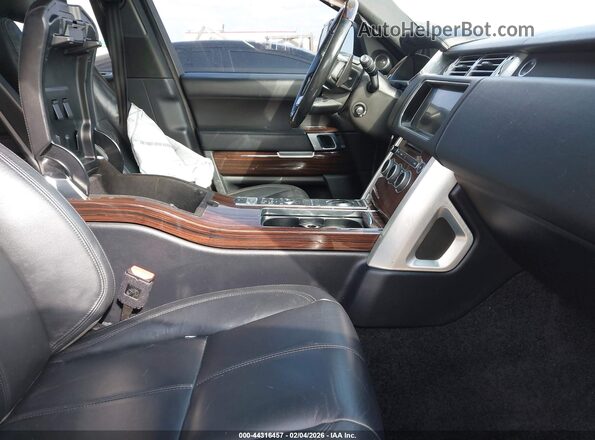 SALGR2FK1HA368226 2017 LAND ROVER RANGE ROVER Black Front interior view