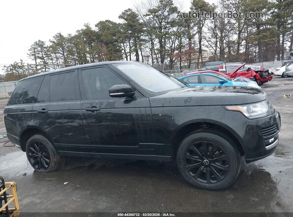 SALGR2FV2HA375826 2017 LAND ROVER RANGE ROVER Black Rear interior view