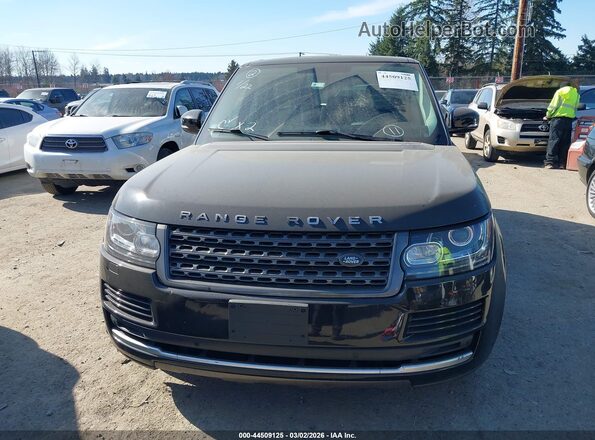 SALGR2PF4GA307386 2016 LAND ROVER RANGE ROVER Black Вид задньої частини салону