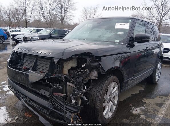 SALGR2SU8MA423434 2021 LAND ROVER RANGE ROVER Черный Передняя левая четверть