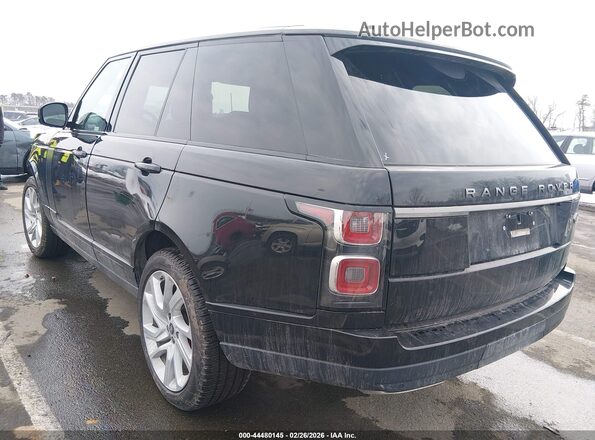 SALGR2SU8MA423434 2021 LAND ROVER RANGE ROVER Черный Задняя левая четверть