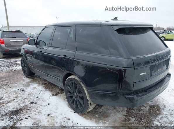 SALGS2EF5GA269965 2016 LAND ROVER RANGE ROVER Black უკანა მარცხენა