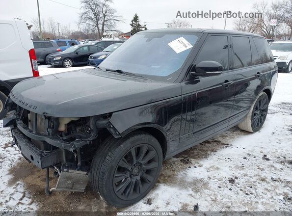 SALGS2EF5GA269965 2016 LAND ROVER RANGE ROVER Black წინა მარცხენა ხედი სამი მეოთხედიდან