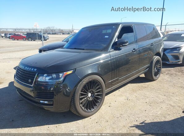 SALGS2FE5HA334255 2017 LAND ROVER RANGE ROVER Black Передня ліва чверть