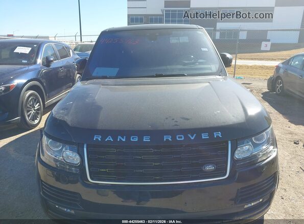 SALGS2FE5HA334255 2017 LAND ROVER RANGE ROVER Black Вид щитка приладів