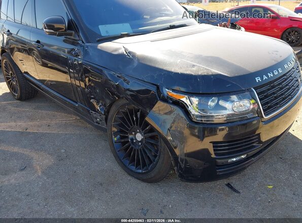 SALGS2FE5HA334255 2017 LAND ROVER RANGE ROVER Black Вид спереду
