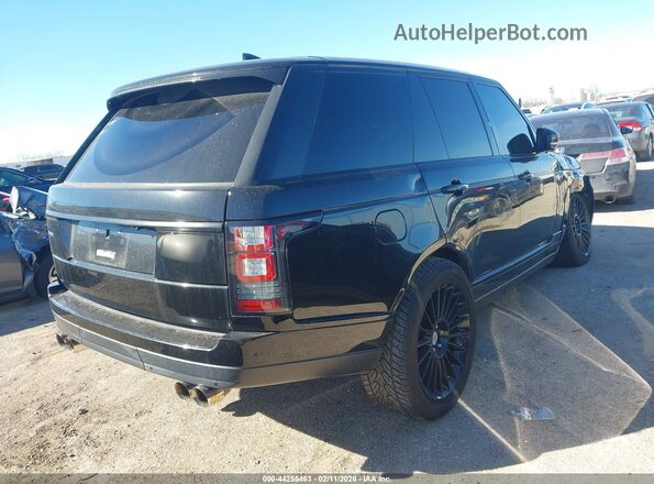 SALGS2FE5HA334255 2017 LAND ROVER RANGE ROVER Black Задня права чверть