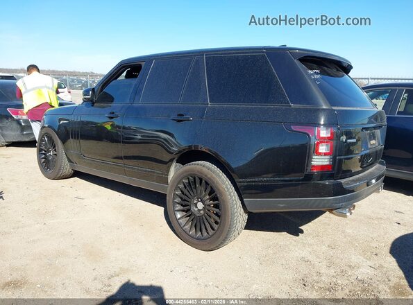 SALGS2FE5HA334255 2017 LAND ROVER RANGE ROVER Black Задня ліва чверть
