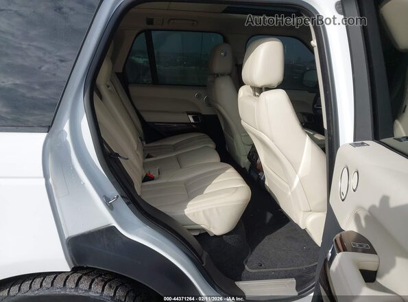 SALGS2FEXHA357398 2017 LAND ROVER RANGE ROVER White VIN կոդի պիտակի տեսք