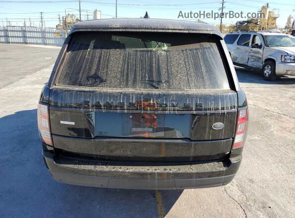 SALGS2FEXHA370703 2017 LAND ROVER RANGE Black უკანა ხედი