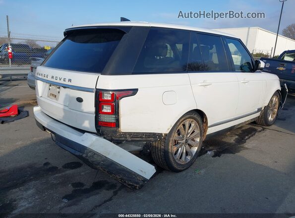 SALGS2FK0HA329535 2017 LAND ROVER RANGE ROVER White Tył prawy