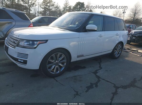 SALGS2FK0HA329535 2017 LAND ROVER RANGE ROVER White Przód lewy