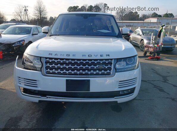 SALGS2FK0HA329535 2017 LAND ROVER RANGE ROVER White Widok zestawu wskaźników